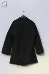 SAMUEL GUI YANG Black Benolac Top AW21CO04-1